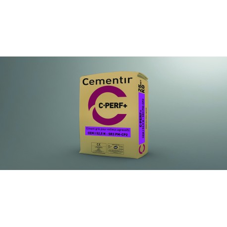C-PERF+ CEM I 52,5 N - SR3 PM - CP2 en sacs de 25 kg