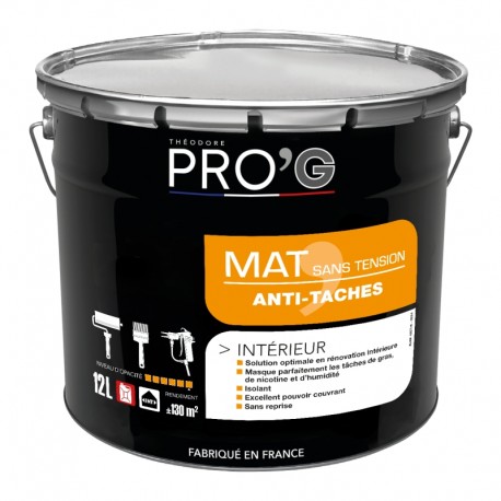 MAT Sans tension & Anti-taches - 12L