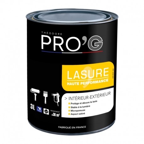 Lasure - 4 teintes - 3L