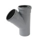 Culotte 45° cr4 ø125 mf js gris