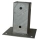Support poteau sur platine à visser 71 x 71