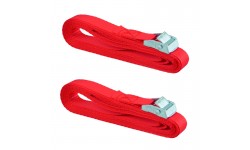 SET DE 2 SANGLES A BOUCLE AUTOSERRANTE 25MM X 5,00M
