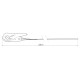 SANGLE A CLIQUET 25MM X 3,00M